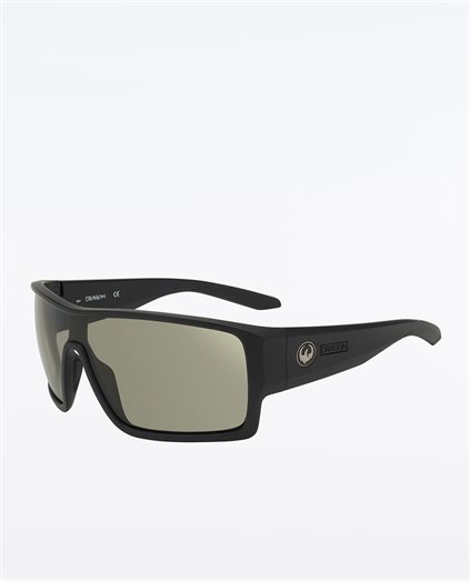 Flash Matte Black Smoke Polarised Sunglasses