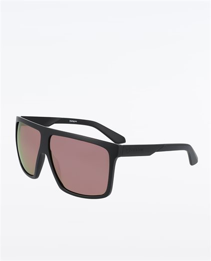 Ultra: Matte Black/ Rose Gold Ion Sunglasses
