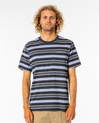 Rip Curl Melting Summer Stripe Tee Washed Ozmosis T Shirts And Polos