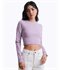 Carlo Recycled Printed Cropped LS