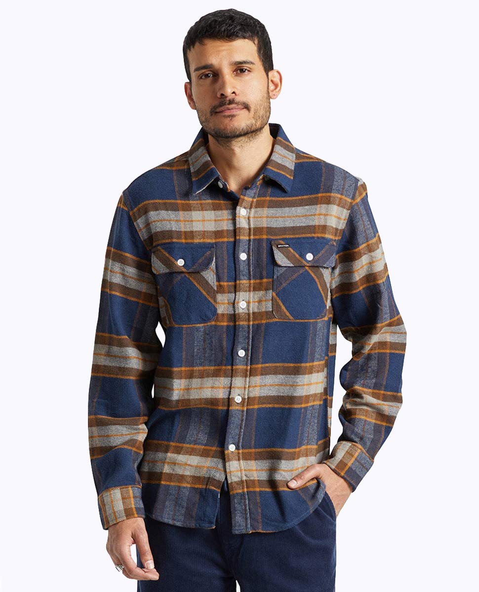 Brixton Mens Bowery L/S Flannel