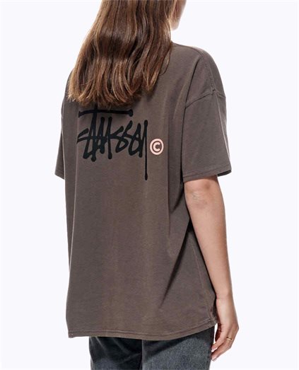 Brown Graffiti Pigment Relaxed Tee