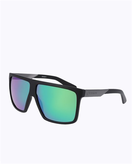 Ultra Matte Black w/ LUMALENS Green Ion Sunglasses