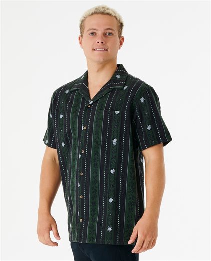 Topanga Vert Stripe Short Sleeve Shirt