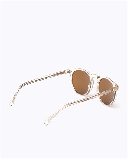 Omar: Eco Crystal Sand/Brown Sunglasses