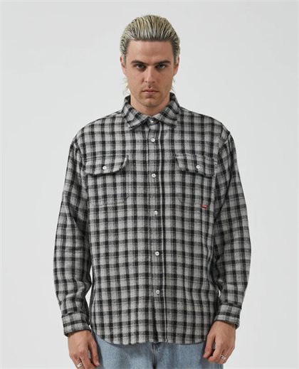 Grilled Long Sleeve Flannel Shirt -