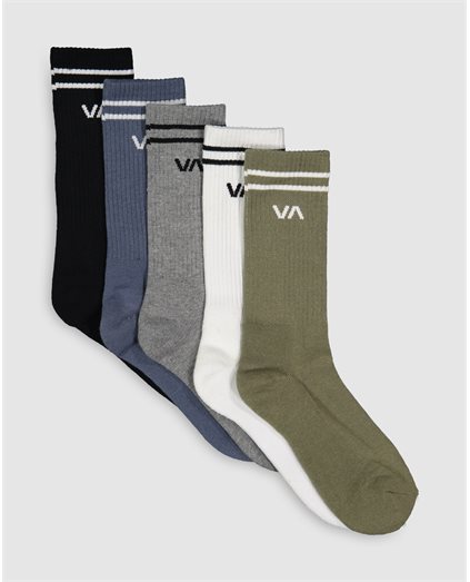 RVCA Union Sock 5PK Multi