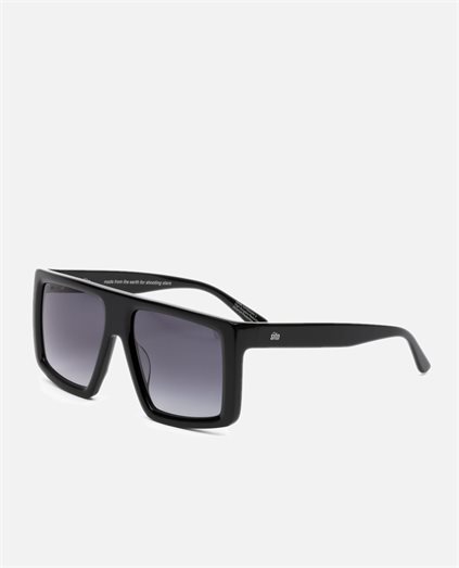 Like The Sun: Black/Smoke Gradient Sunglasses