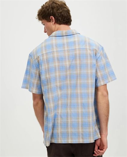 Prion Check Pocket Short Sleeve Shirt