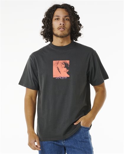 Quest Hack Tee-Washed Black