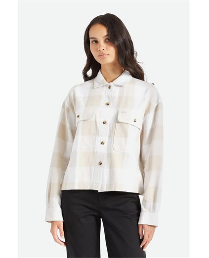 Bowery Womens Long Sleeve Flannel Shirt