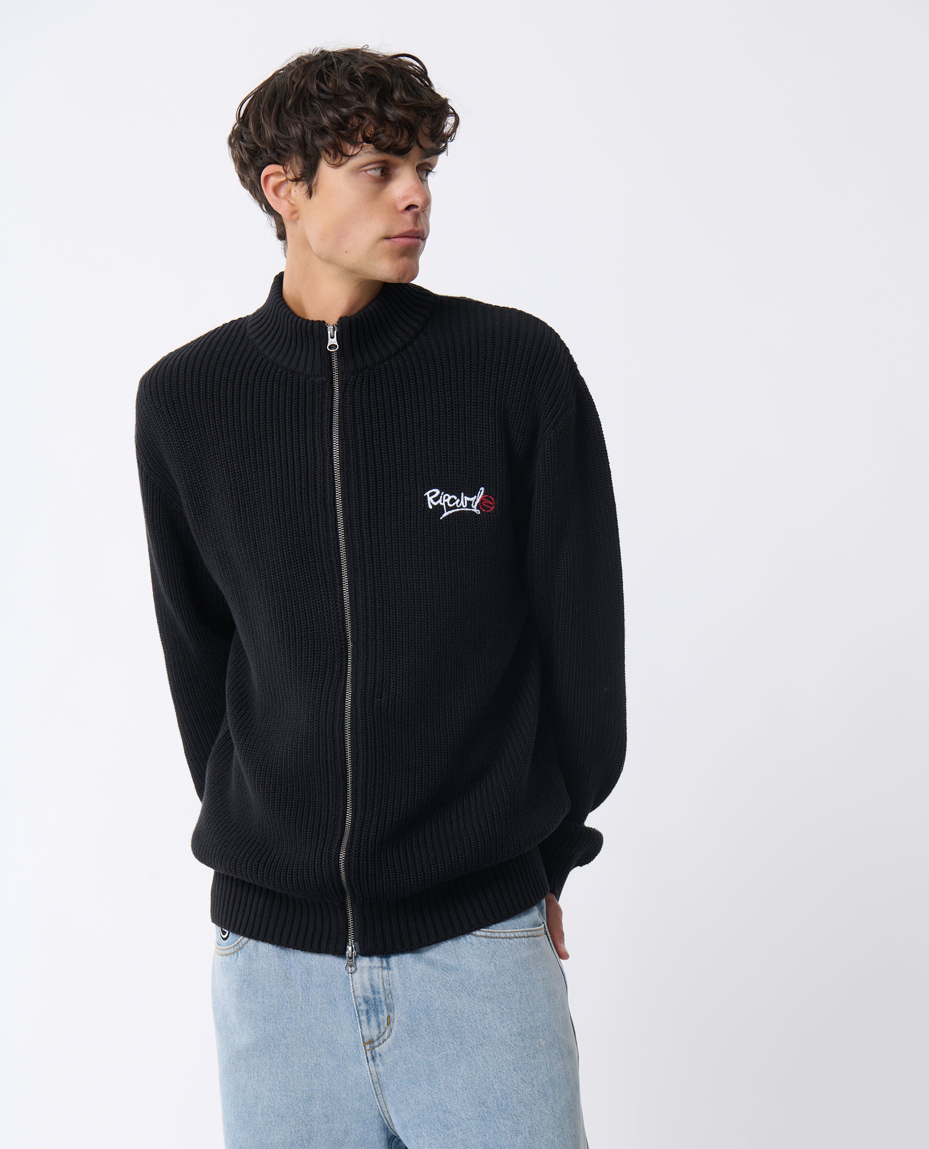 Archive Zip Thru Knit
