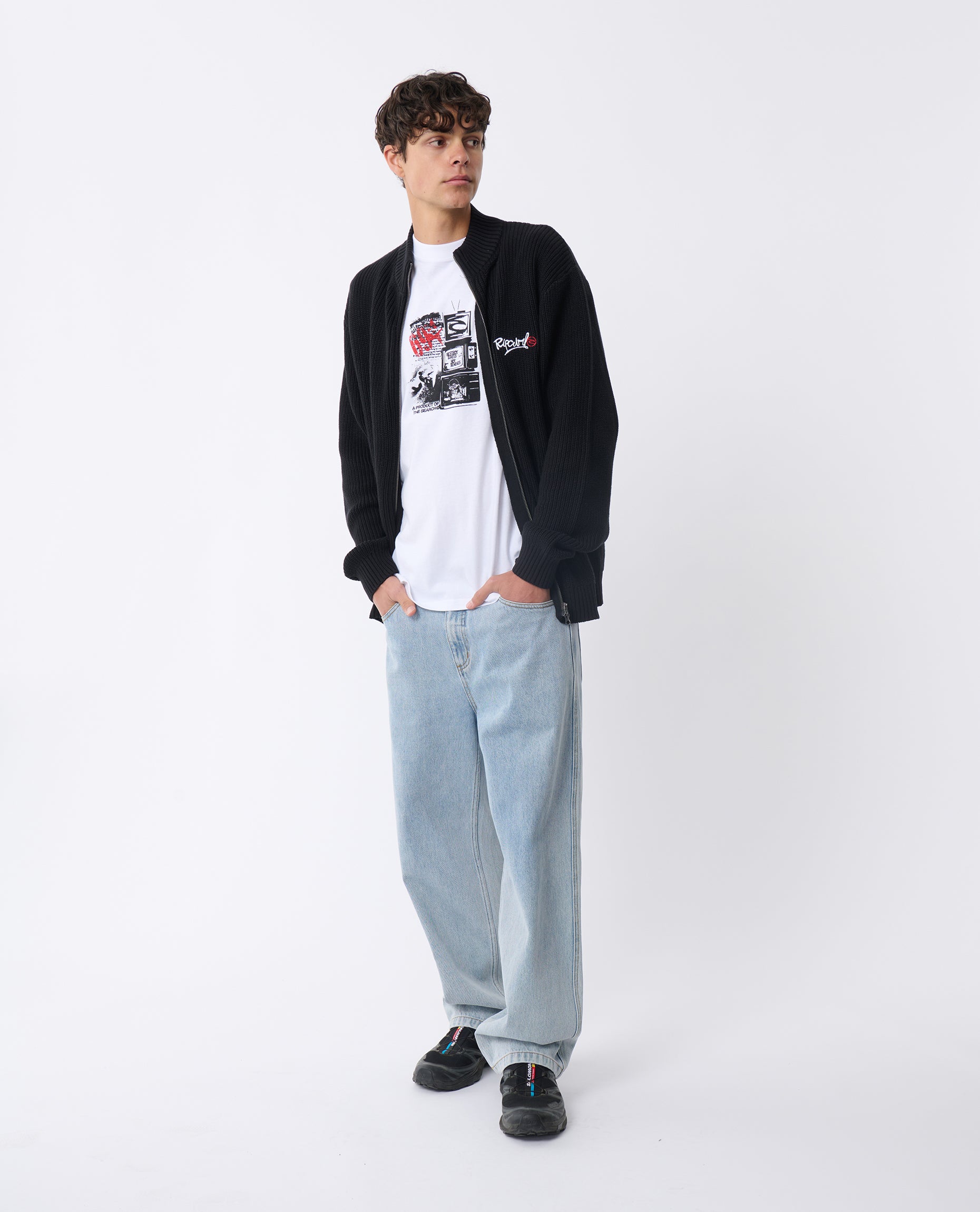 Archive Zip Thru Knit