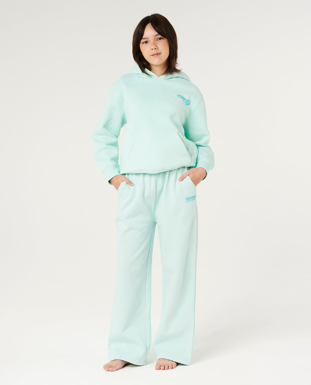 Kids Surf Puff Wide Leg Tracksuit Pant