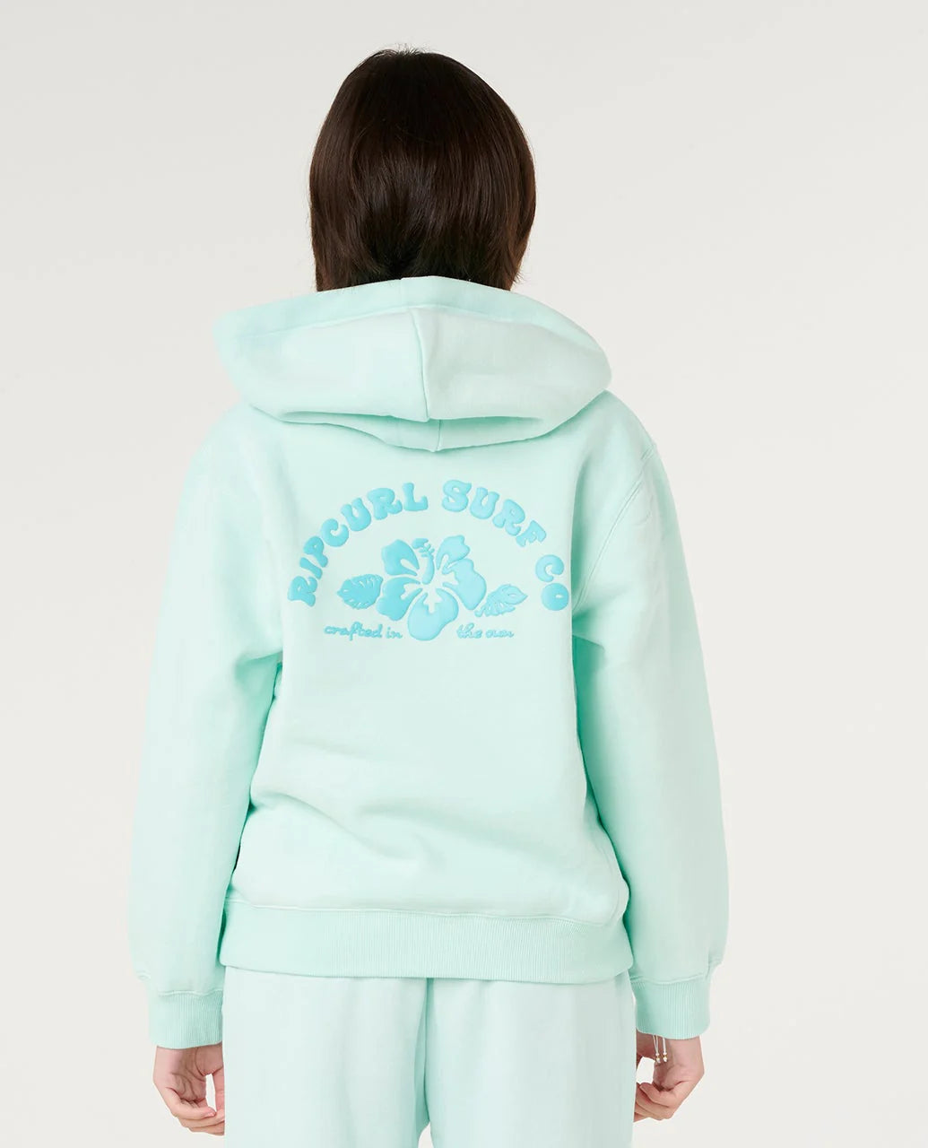 Kids Hibiscus Heat Logo Hood