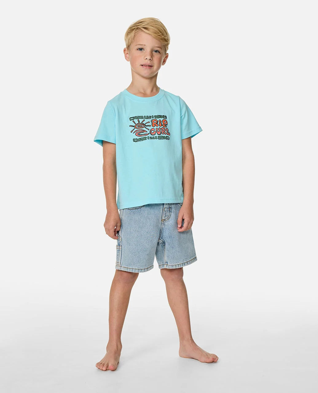 Boys Cosmic Surfing Logo Tee