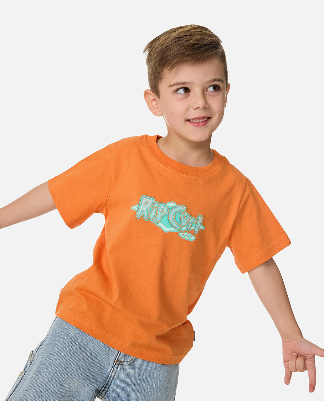 Boys Ride The Wave Logo Tee