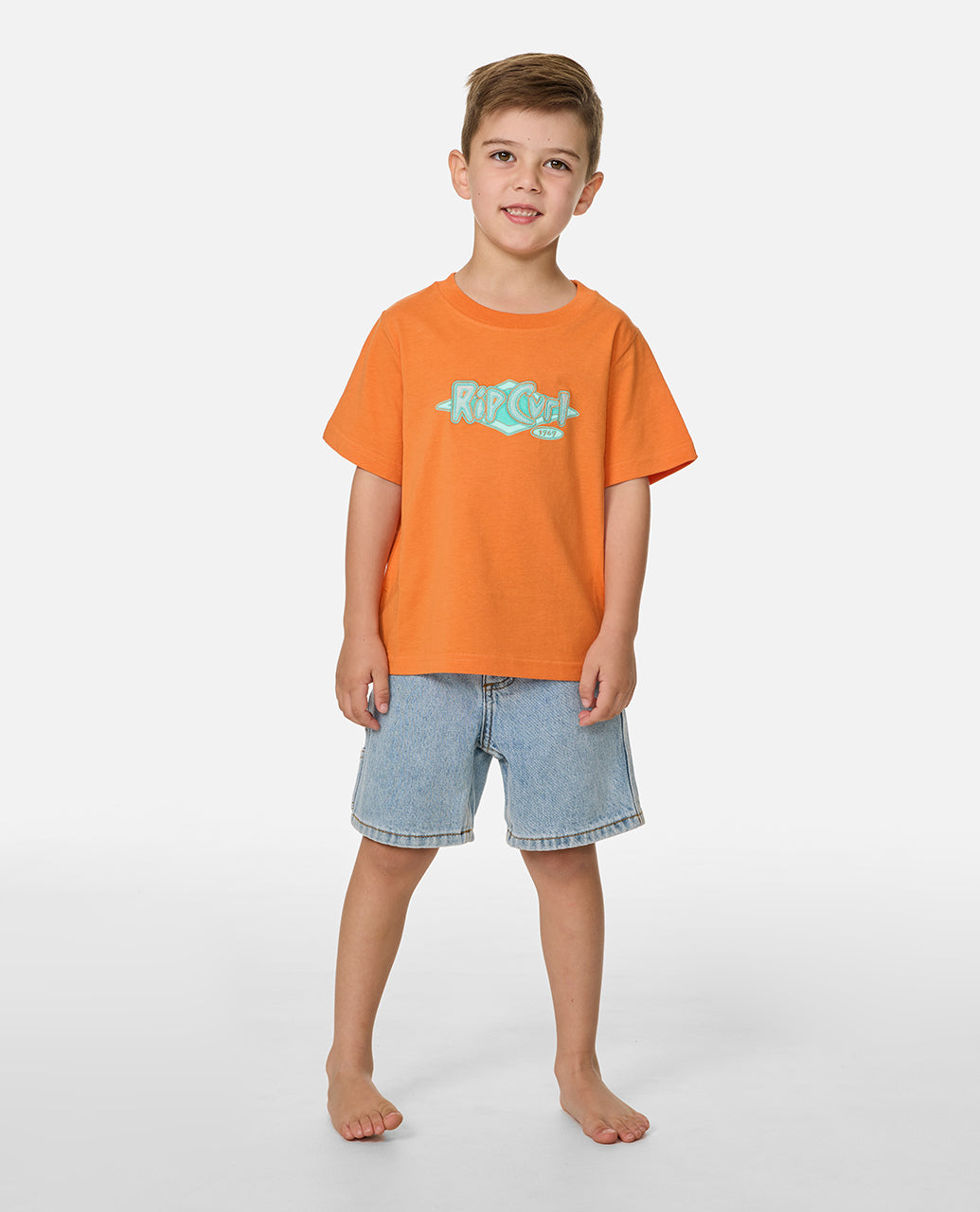 Boys Ride The Wave Logo Tee