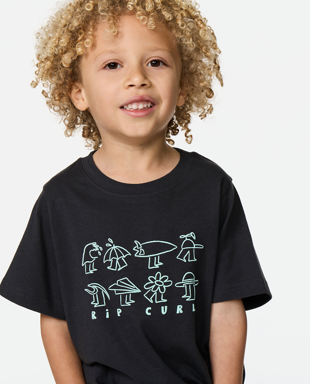 Kids Surf Check Tee