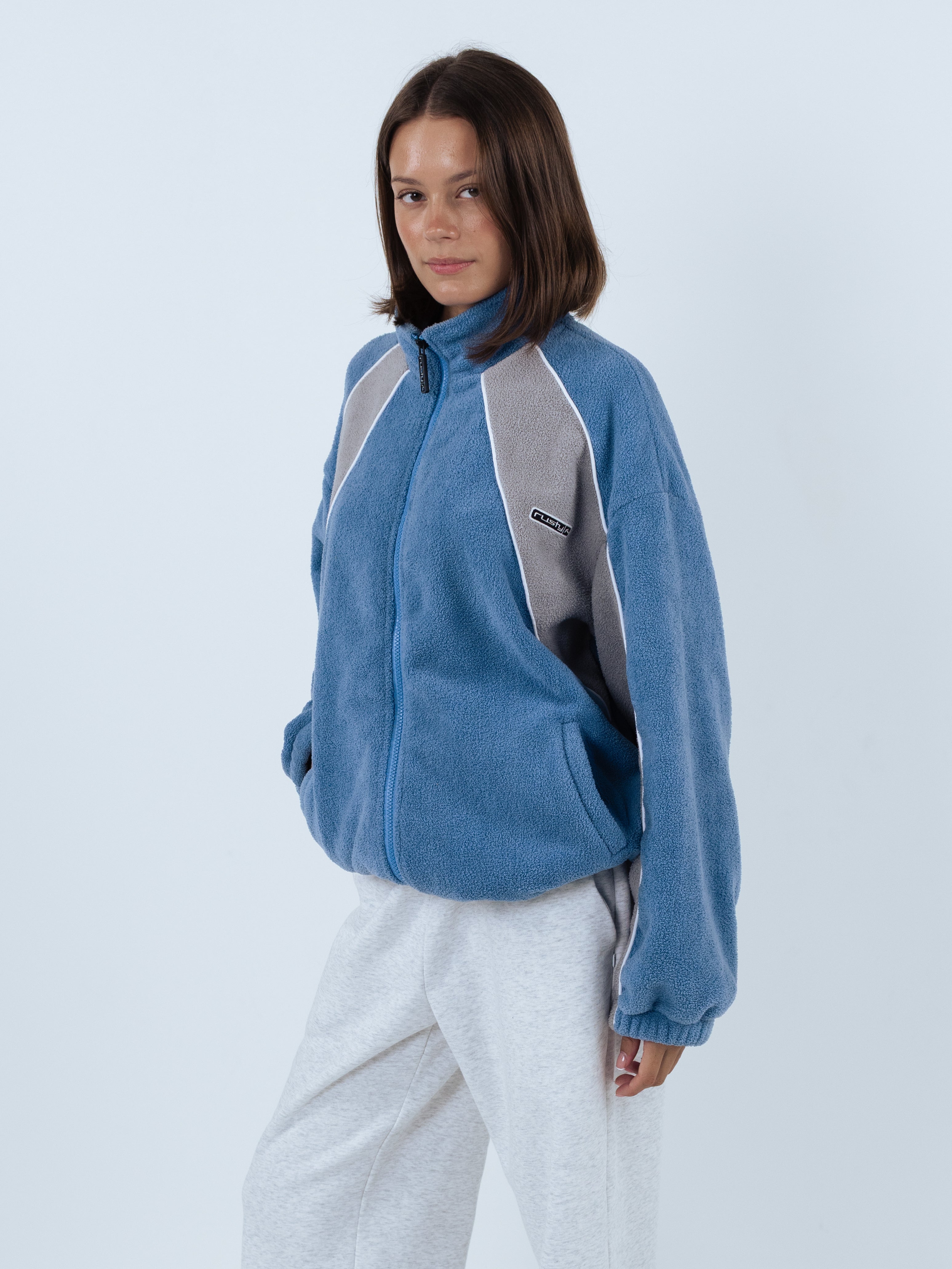 Two Tides Zip Through Sherpa Fleece