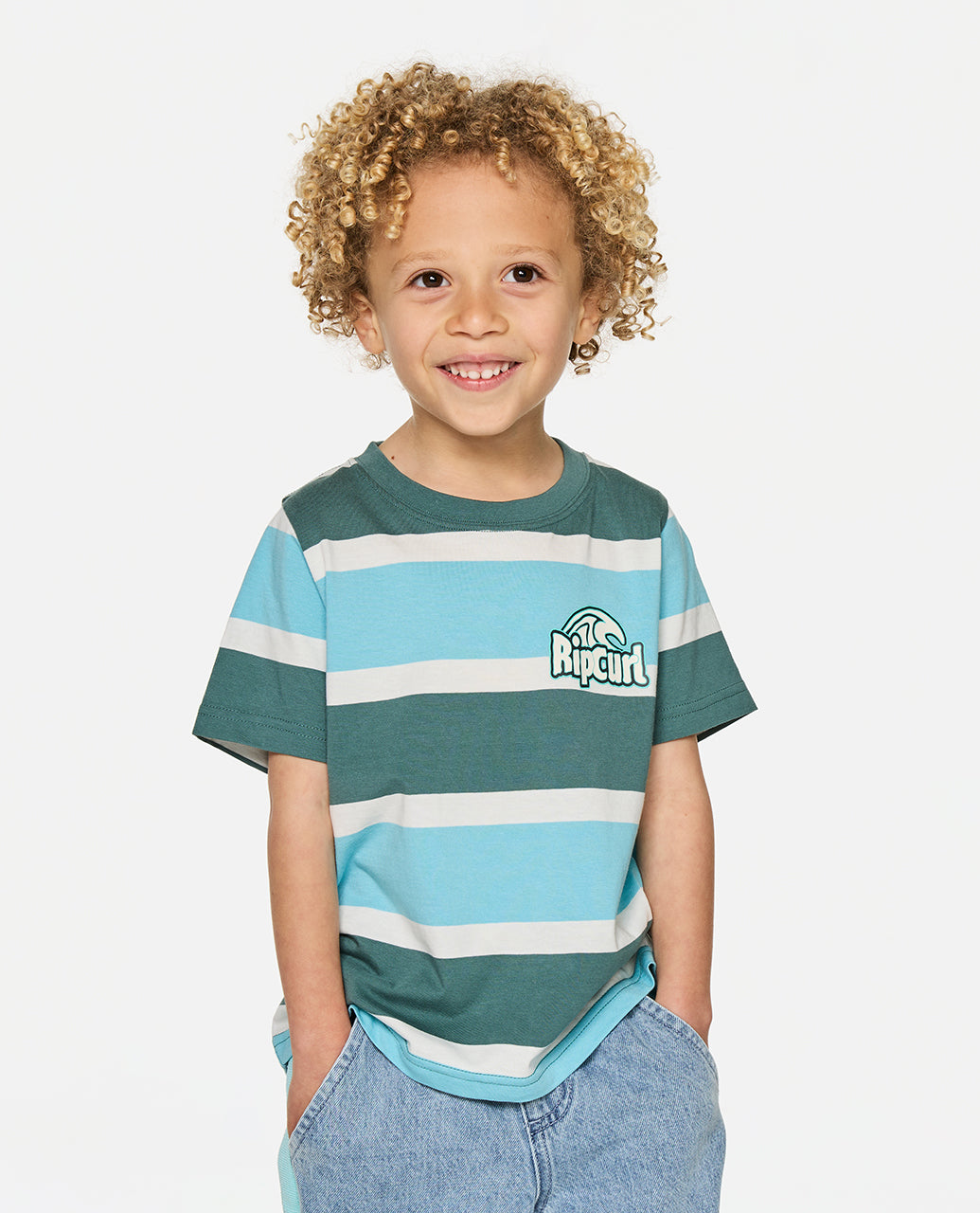 Kids Paddle Out Stripe Tee
