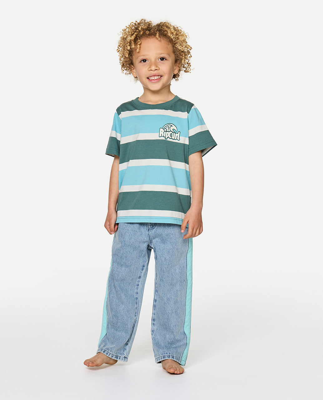 Kids Paddle Out Stripe Tee