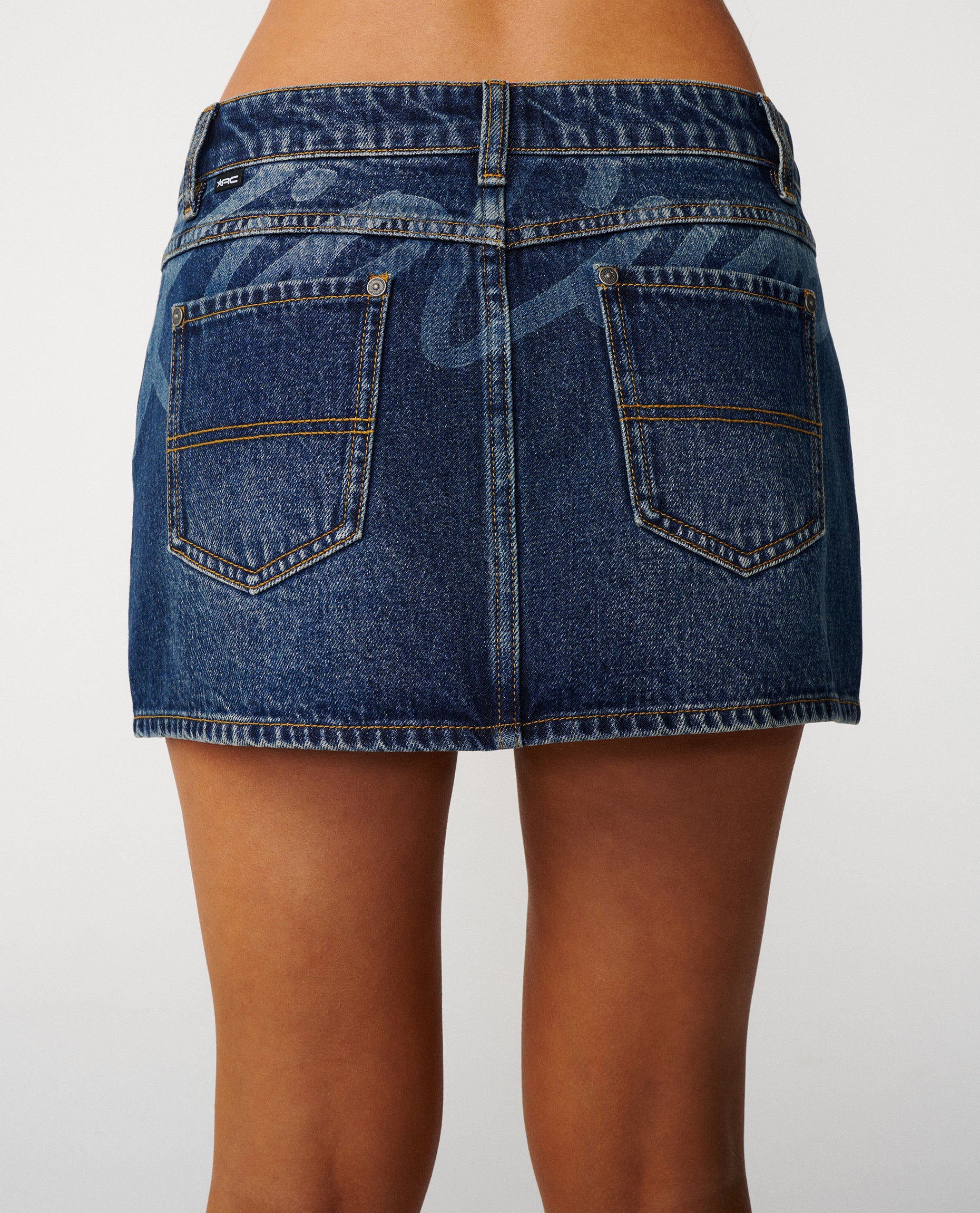 Archive Denim Mini Skirt