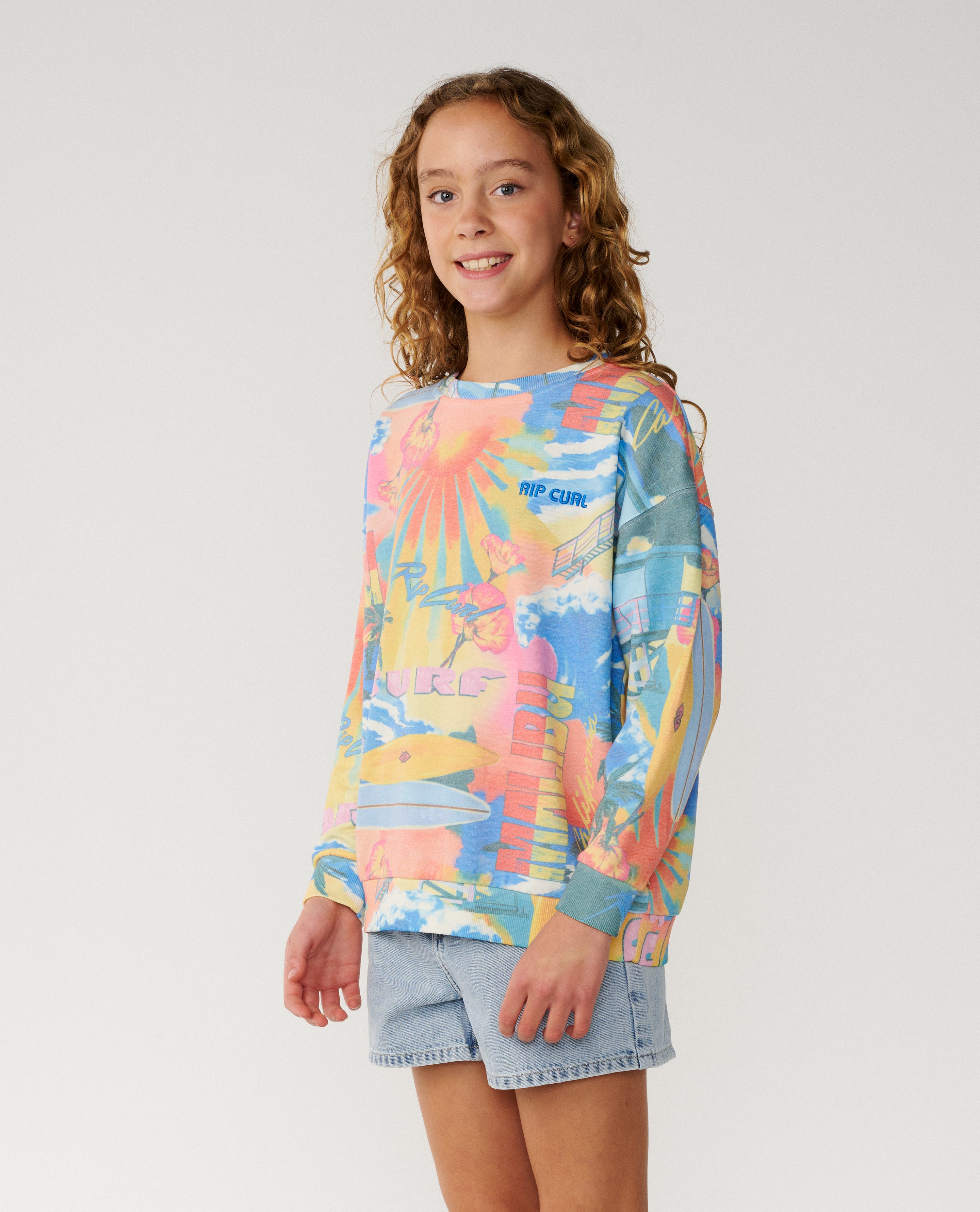 Surf Side Relaxed Crew - Girl