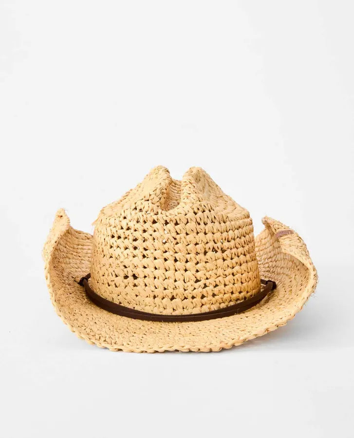 Crushed Straw Cowgirl Hat