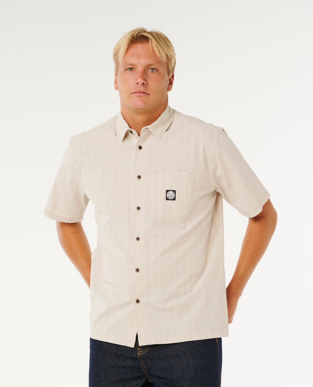 Premium Surf Check  Short Sleeve