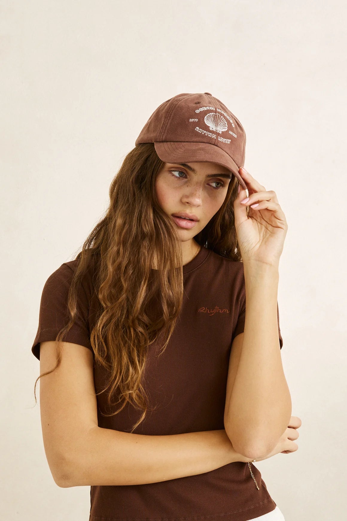 Rhythm Sandy Beach Cap Chocolate