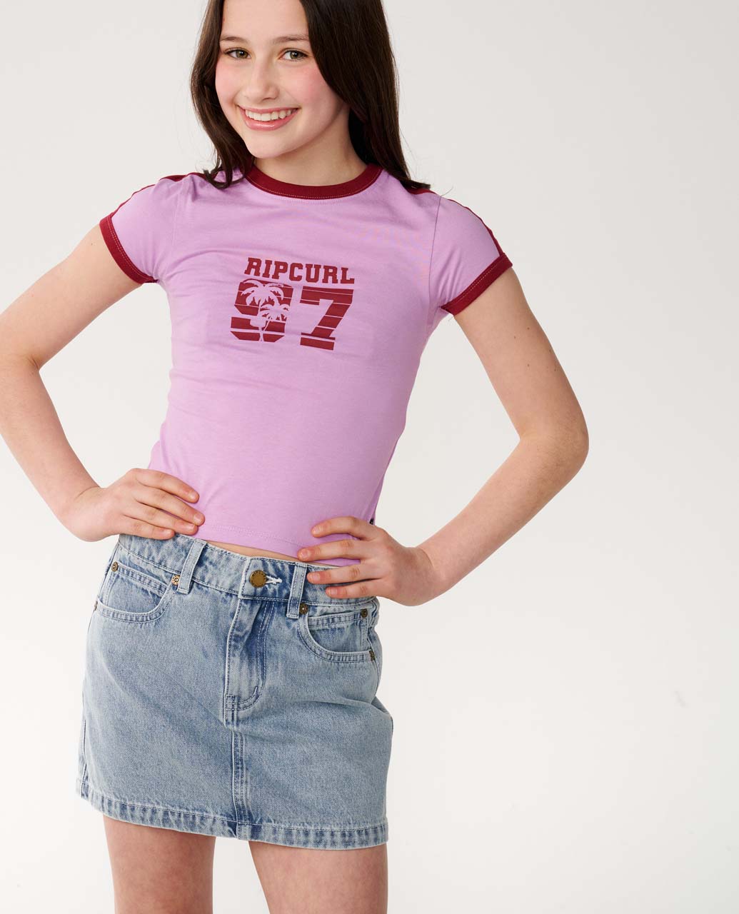 Surf 97 Fitted Tee Girls