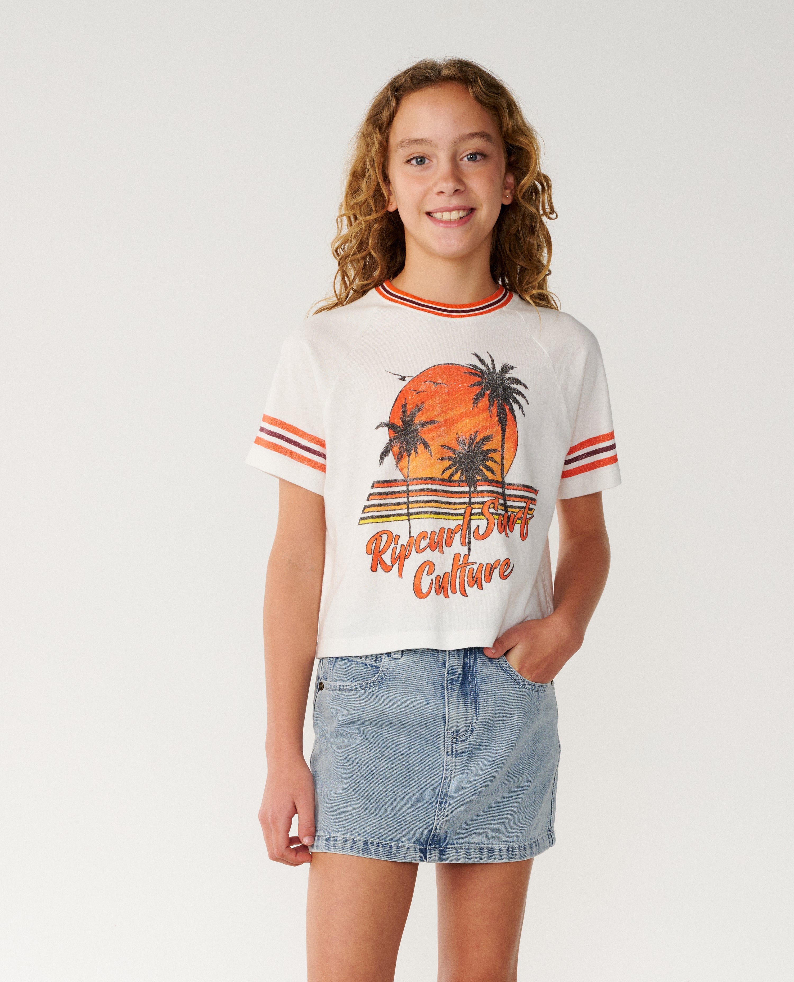 Kids Surf Culture Crop Tee