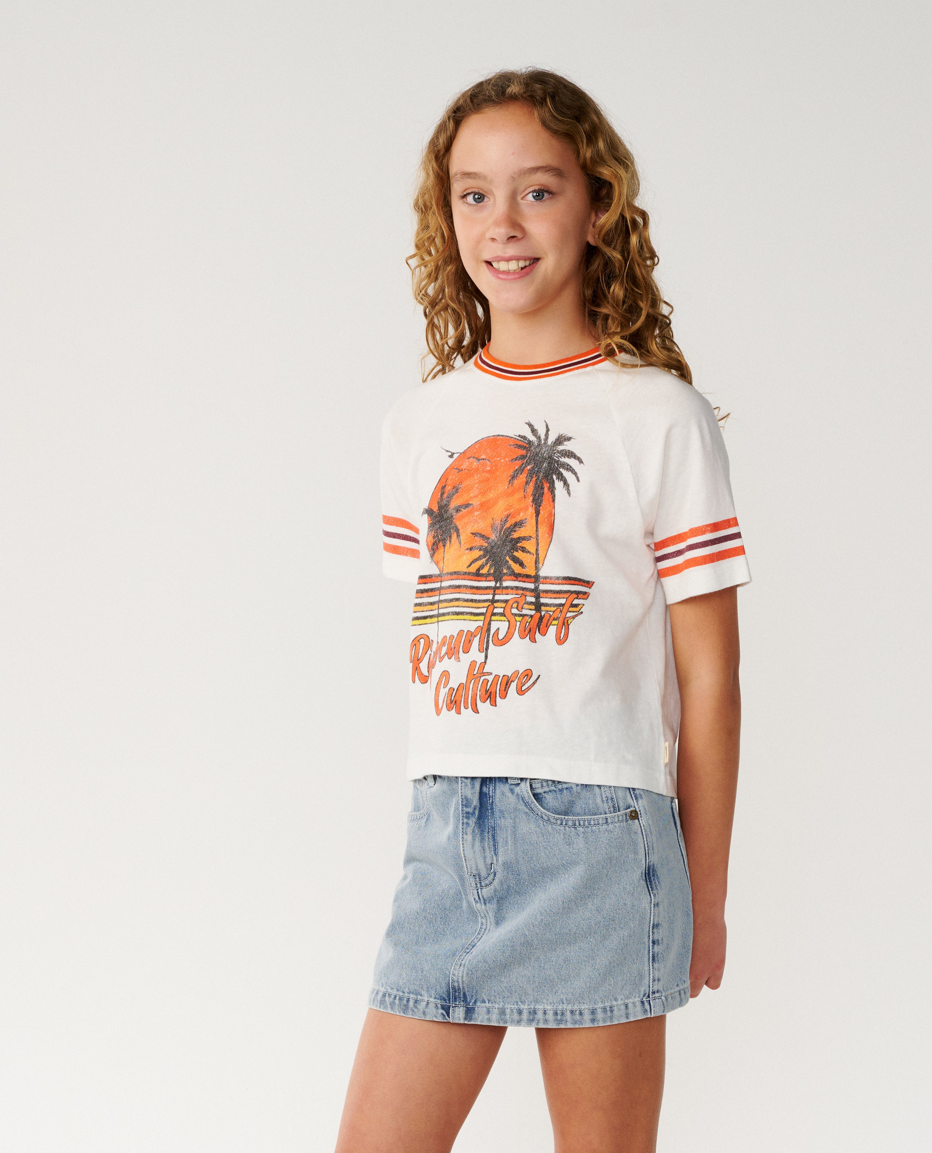 Kids Surf Culture Crop Tee