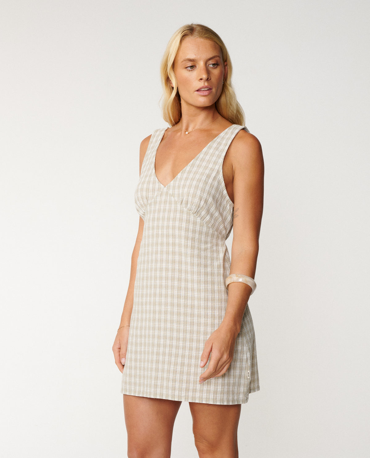 Classic Surf Check Mini Dress