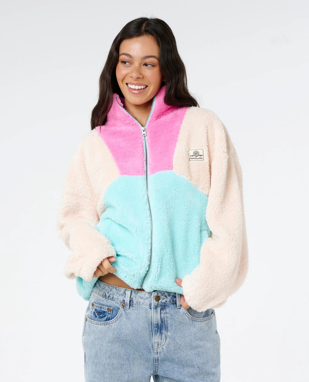 Block Party Zip Through Polar Fleece