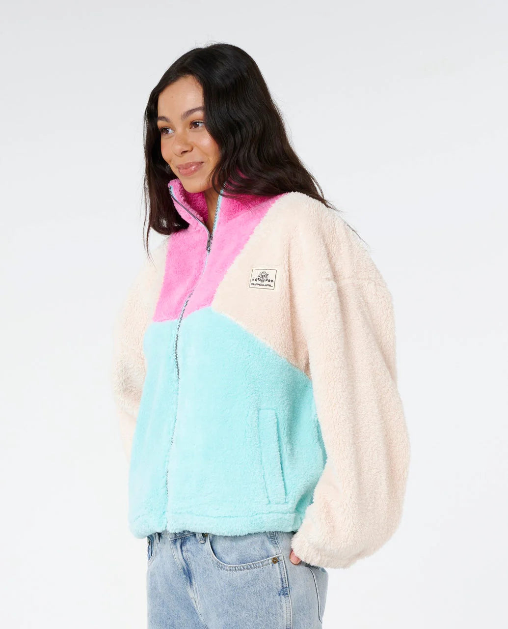 Block Party Zip Through Polar Fleece