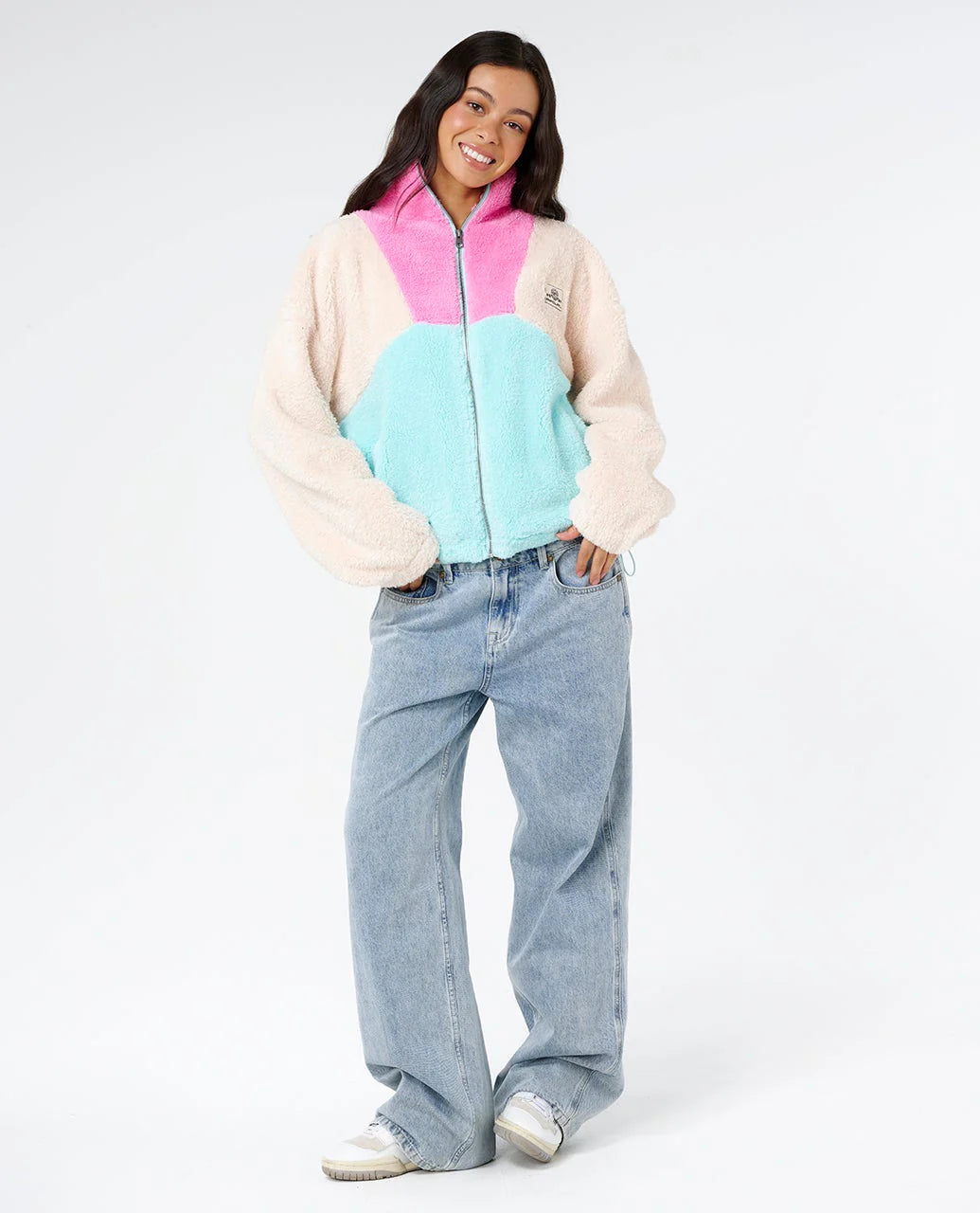 Block Party Zip Through Polar Fleece