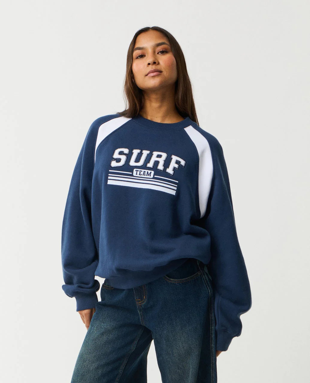 Retro Swell Oversized Crew