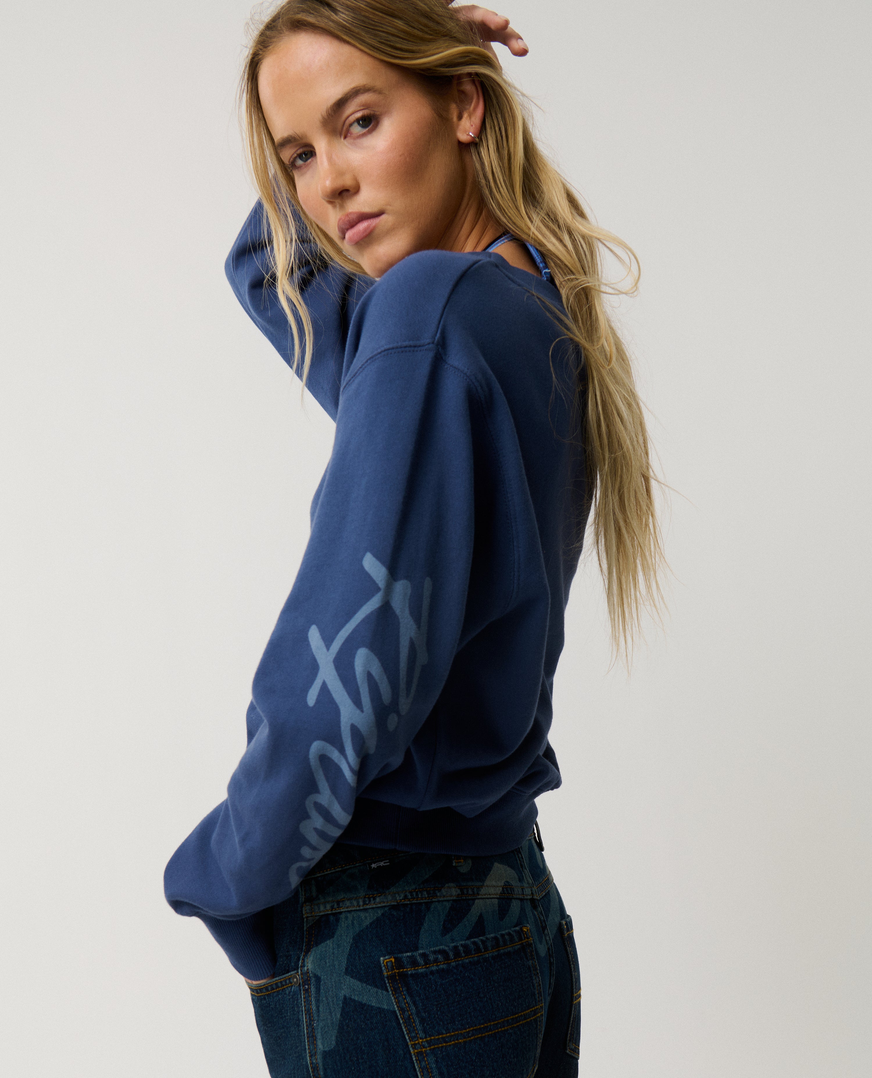 Archive Off Shoulder Crew Indigo