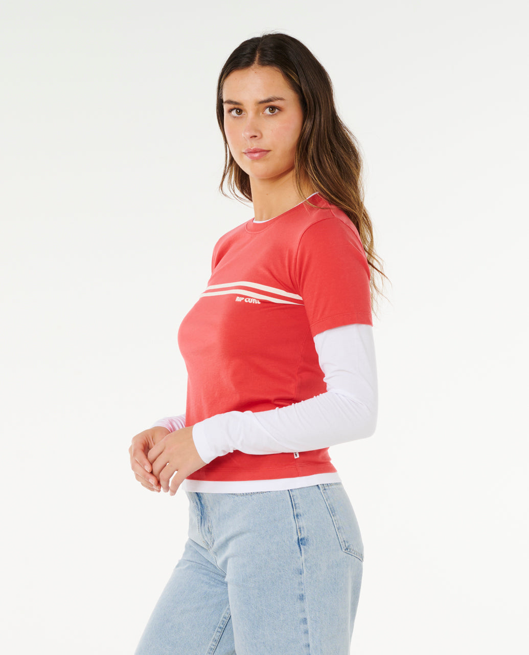 Surf Revival Layered Long Sleeve Tee