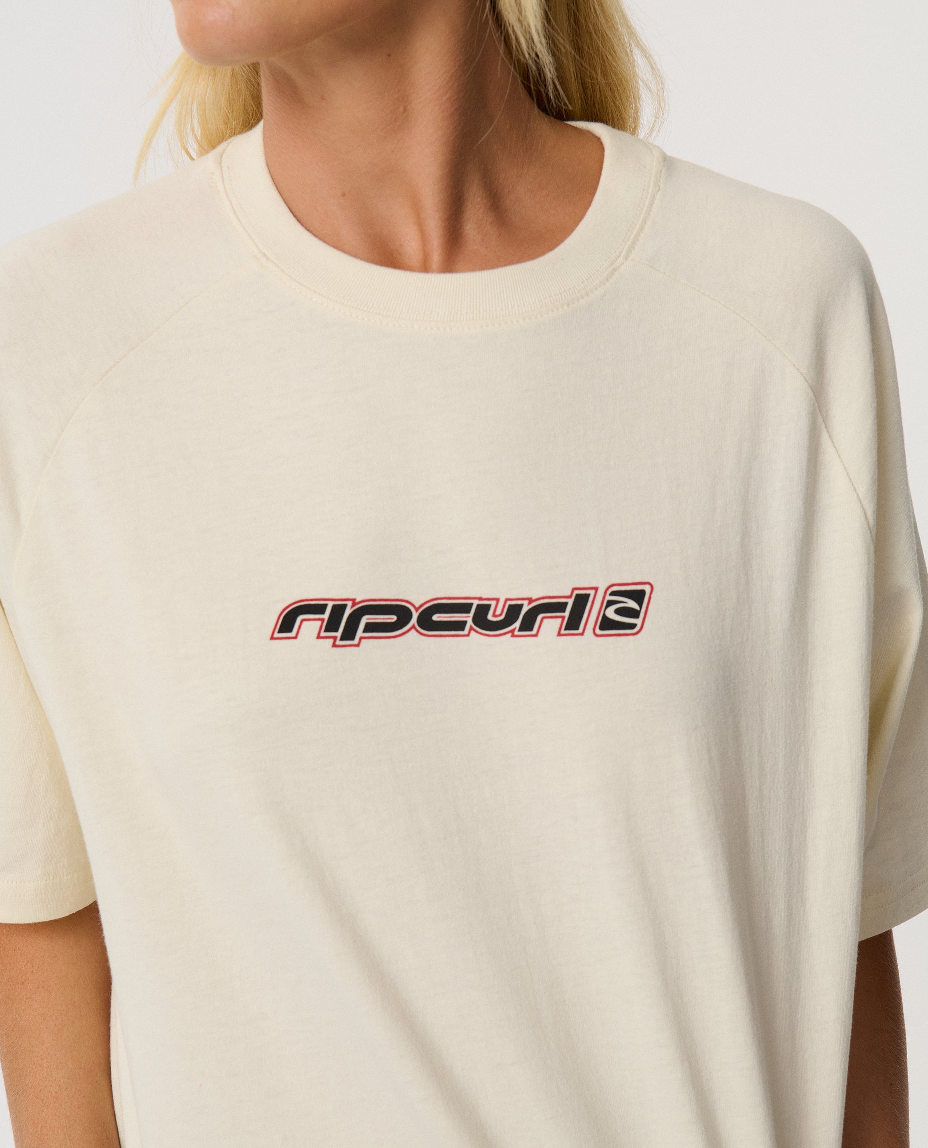 Sunset Beach Raglan Boxy Tee
