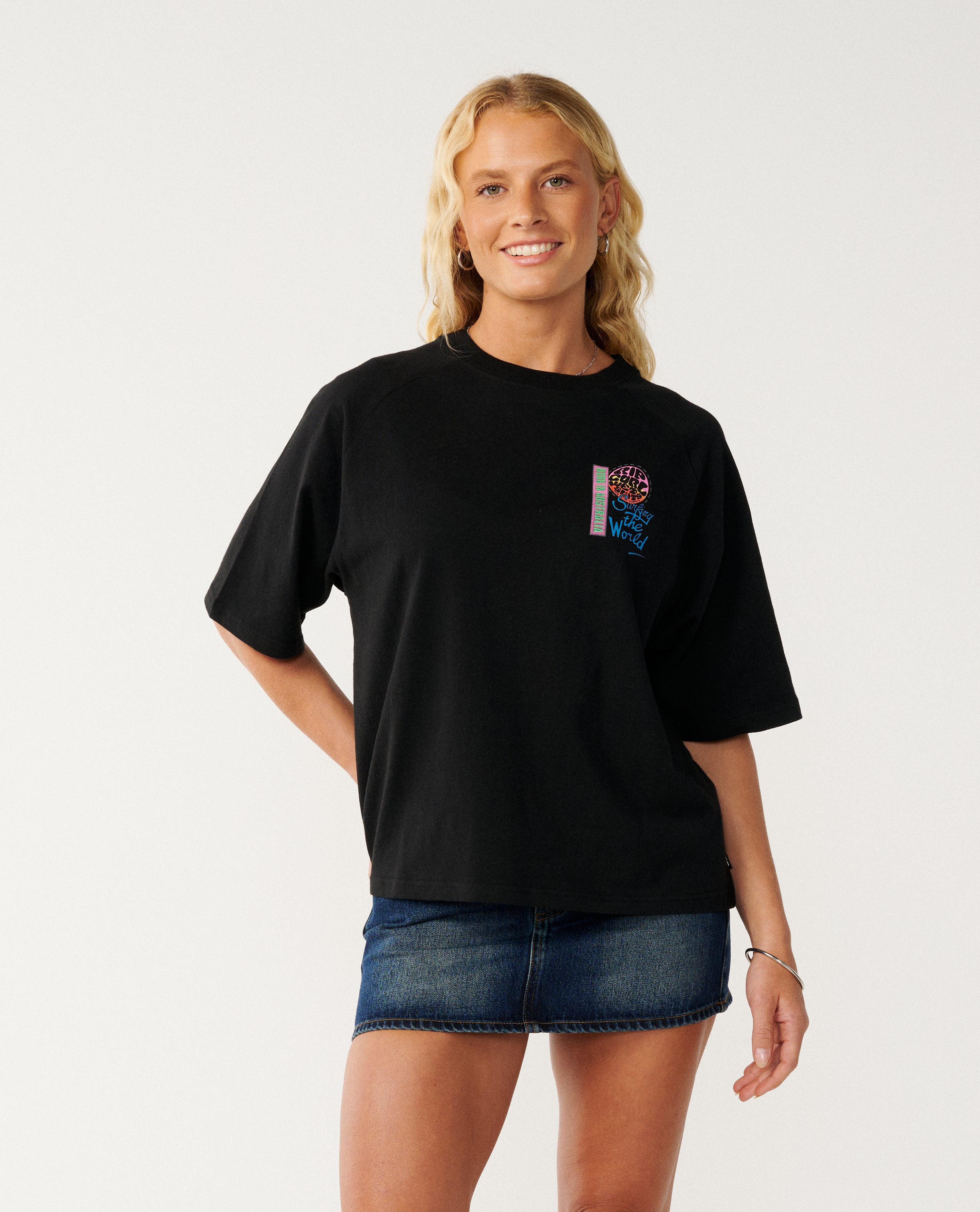 Surf The World Boxy Tee