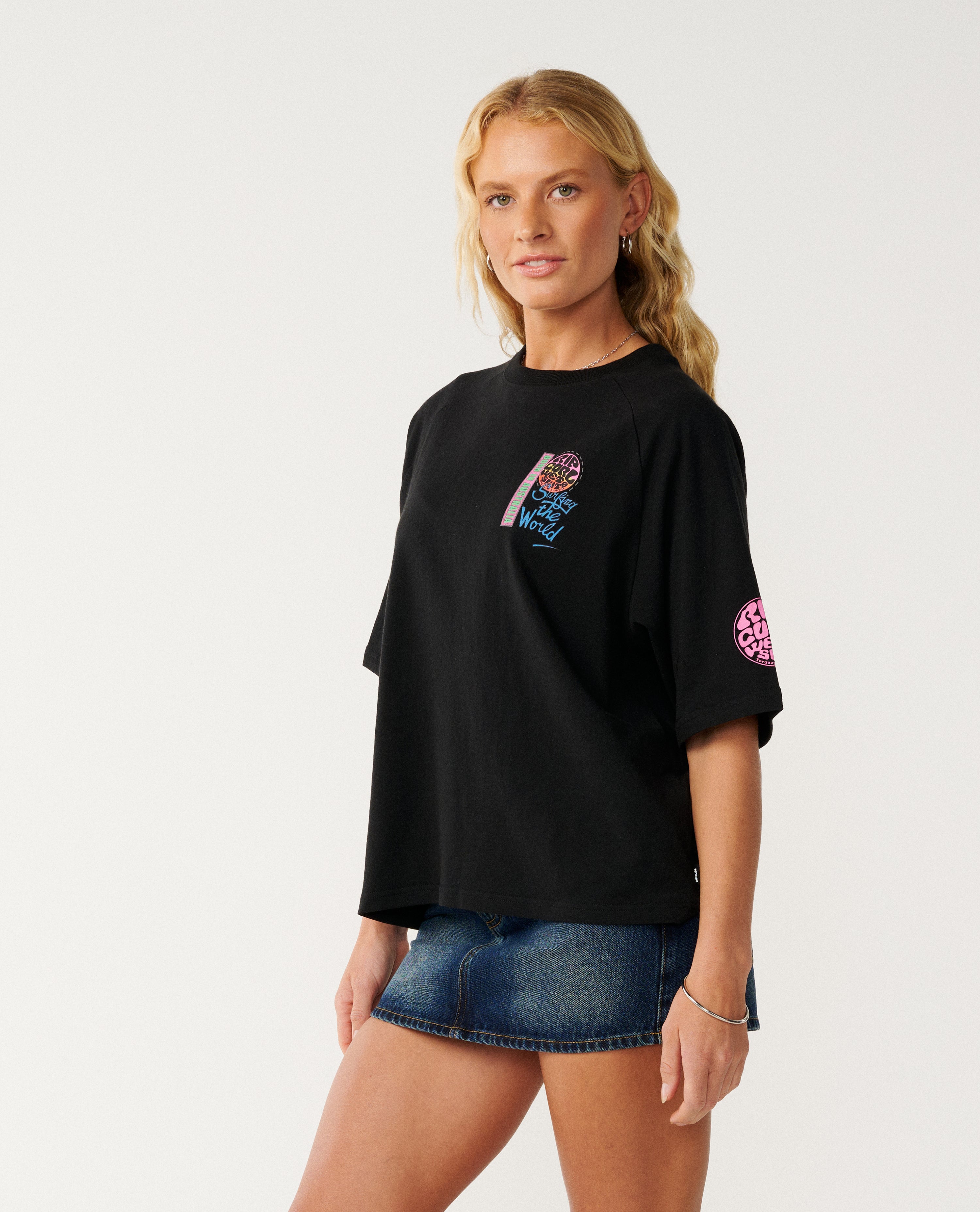 Surf The World Boxy Tee
