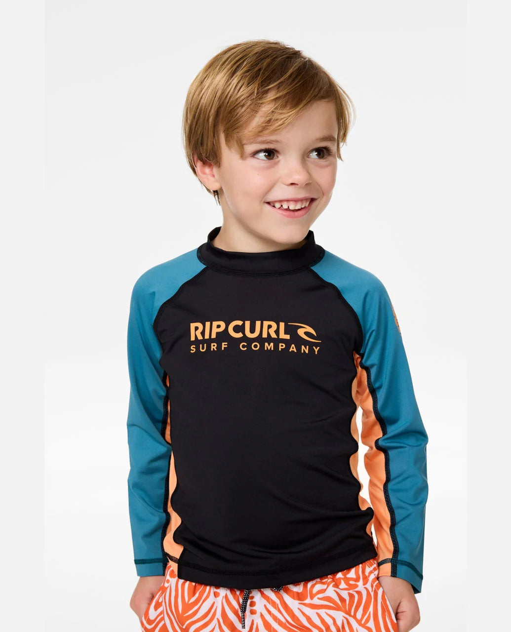 Boys Shock UPF Long Sleeve Rash Vest