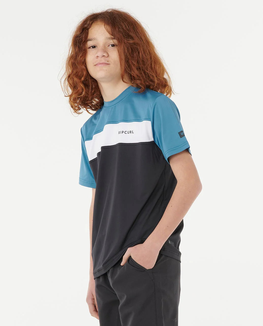 Boys Undertow UPF Short Sleeve Rash Vest