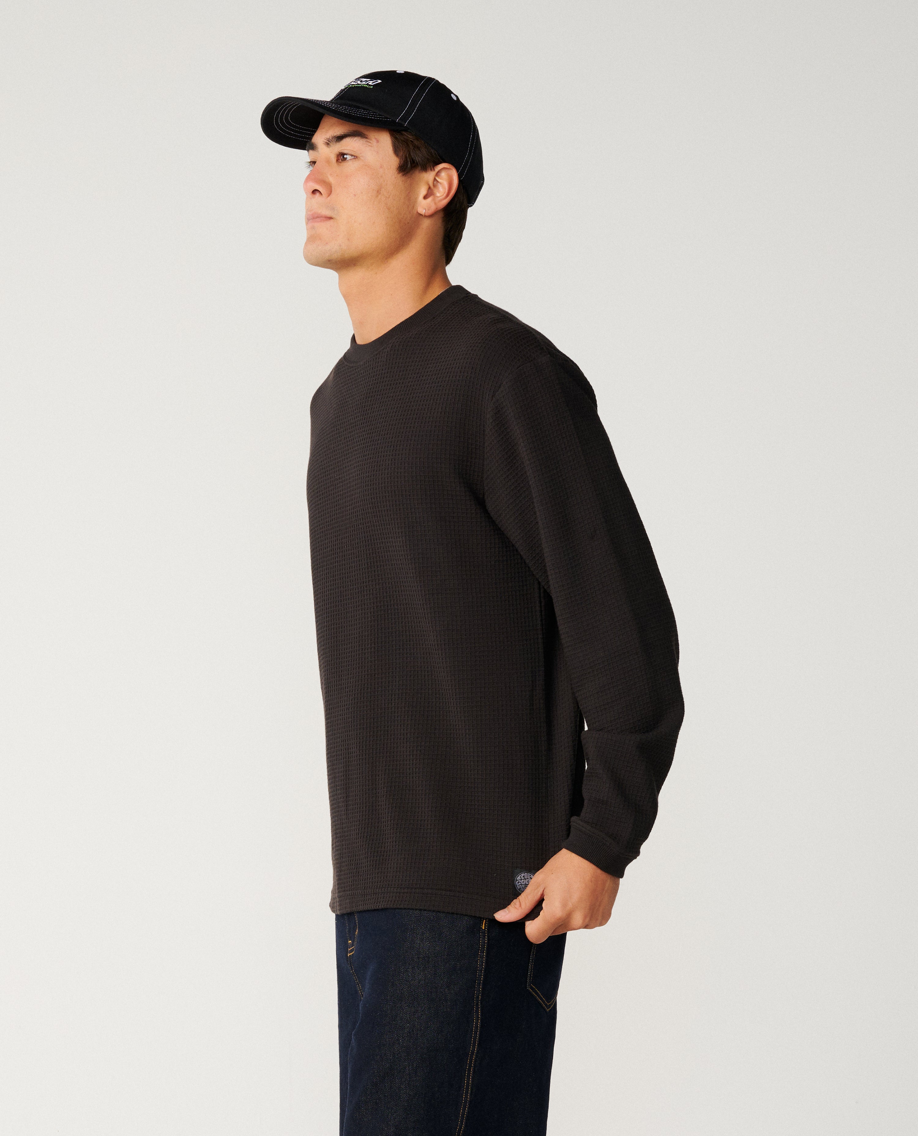 Premium Surf Waffle Long Sleeve Tee