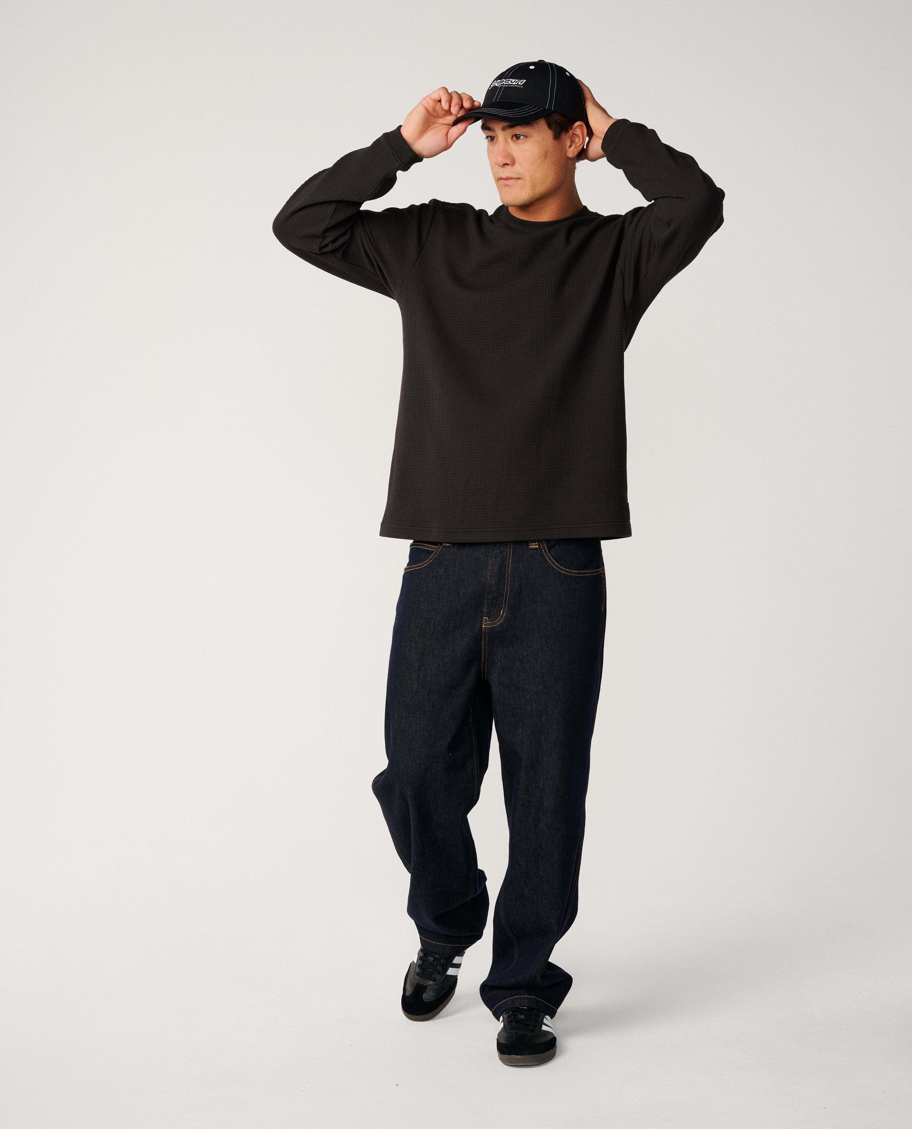 Premium Surf Waffle Long Sleeve Tee