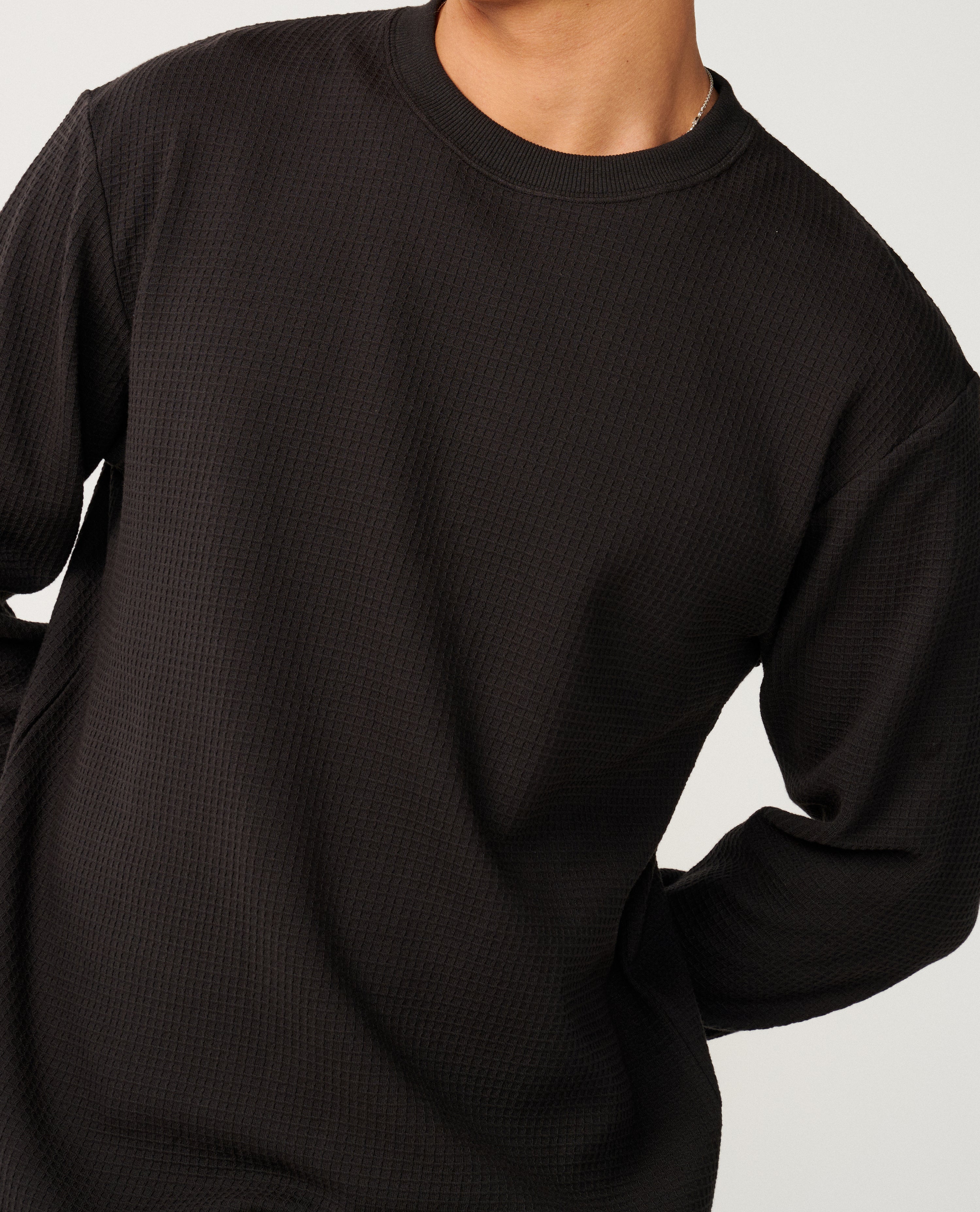 Premium Surf Waffle Long Sleeve Tee