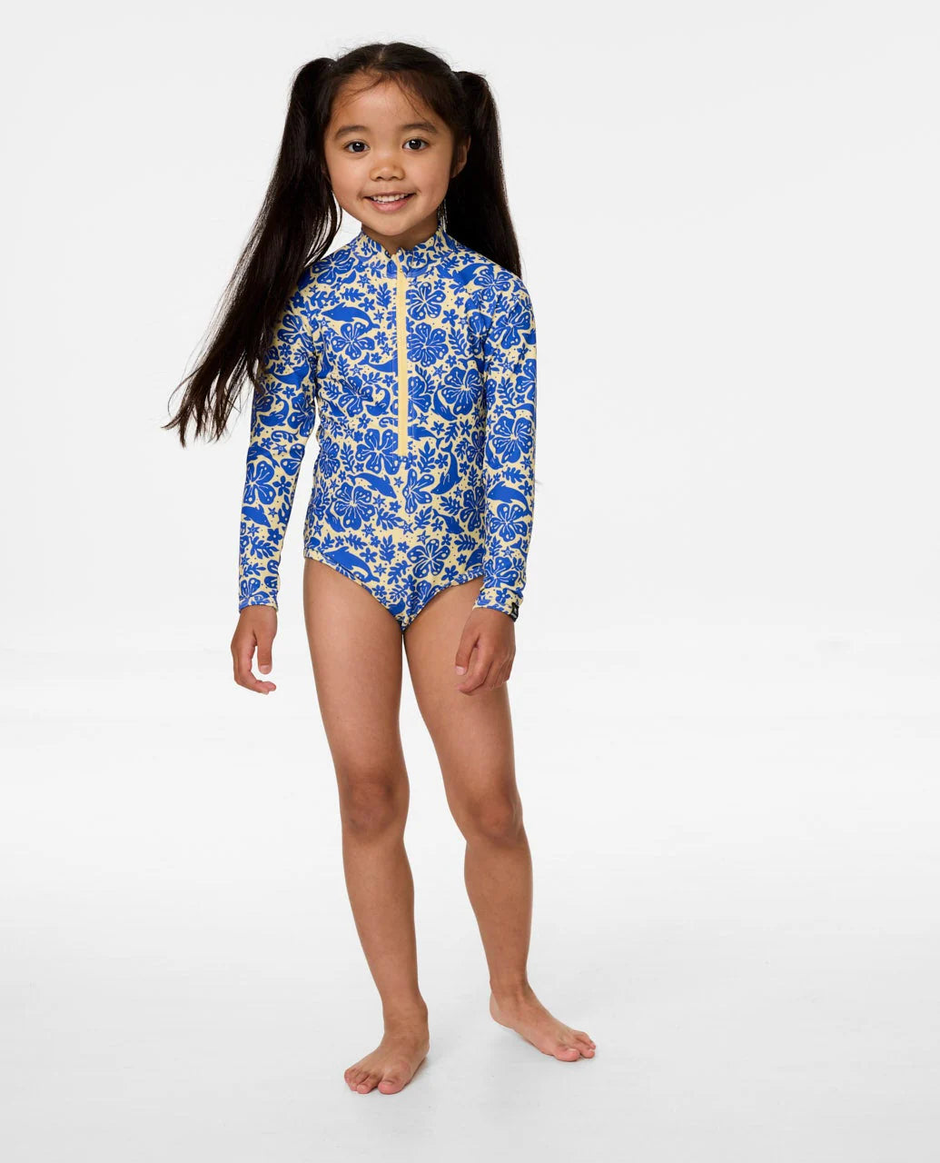 Girls Sun And Swell Long Sleeve Surfsuit